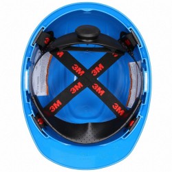 Casco de Polietileno 3M Suspension 4 Puntos Azul H-703R 1/1 126885