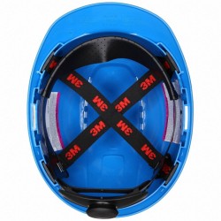 Casco de Polietileno 3M Suspension 4 Puntos Azul H-703V 1/1 126886