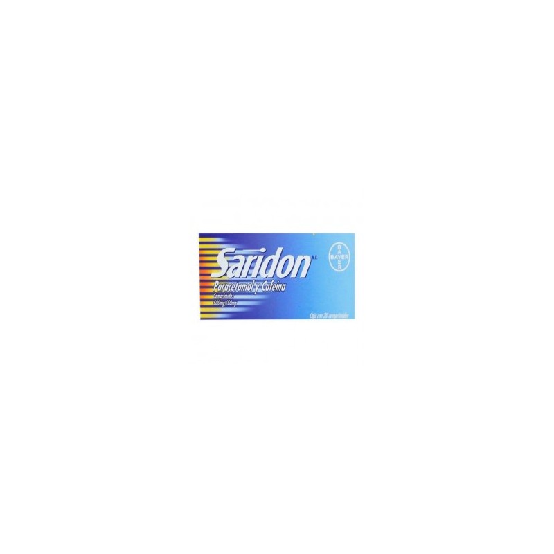 Analgésico Saridon 500 Mg 50 Mg 1/20 840954