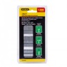 GRAPAS STANLEY  DE USO PESADO 3 MEDIDAS 1500 PZAS 1/1500 51128