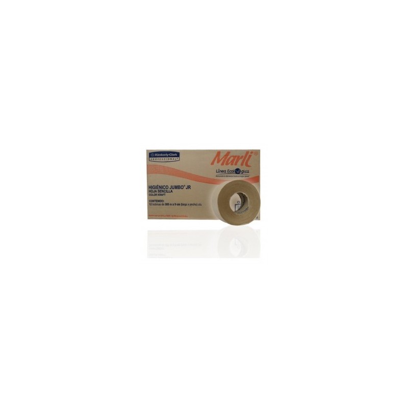 PAPEL HIGIENICO JUMBO JR MARLI ECOLOGICO 12/300 90505